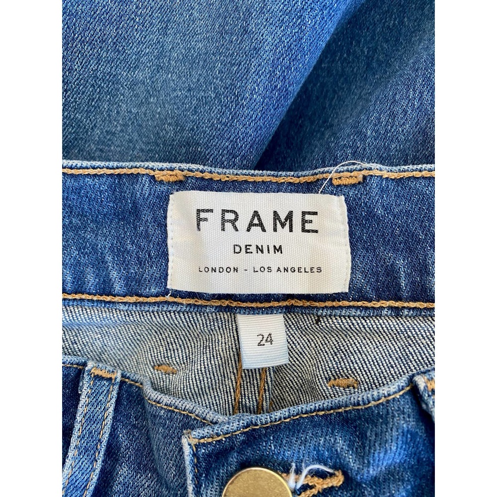 Frame Denim Wide Leg Crop Jeans - Picture 3 of 3